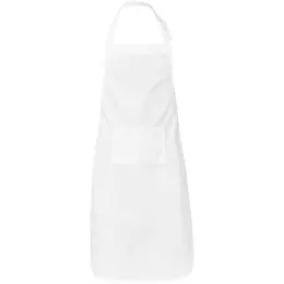 Kids Trickle Bib Apron White Unbranded